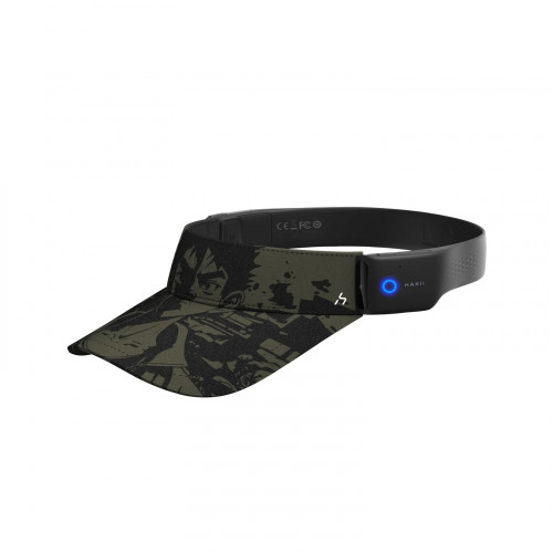 Умная спортивная повязка-наушник HAKII MIXV Smart Bluetooth Visor Headphones (Monogram Brown)